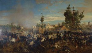 Gerolamo Induno, Die Schlacht von Magenta, 1861 (Milano, Museo del Risorgimento).