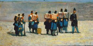 Giovanni Fattori, Französische Soldaten aus dem Jahr 1859, 1859 (Viareggio, Istituto Matteucci).