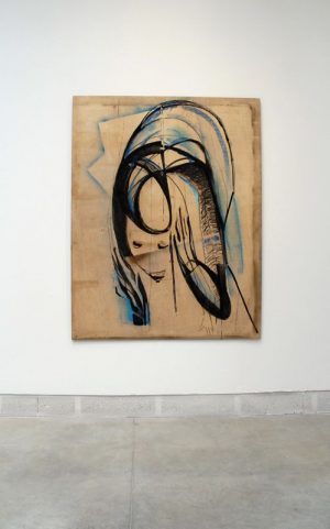 Marisa Merz (* 1931), Installationsfoto: Alexandra Matzner.