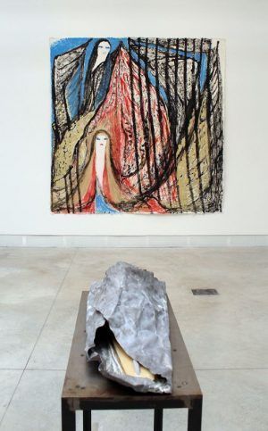 Marisa Merz (* 1931), Installationsfoto: Alexandra Matzner.