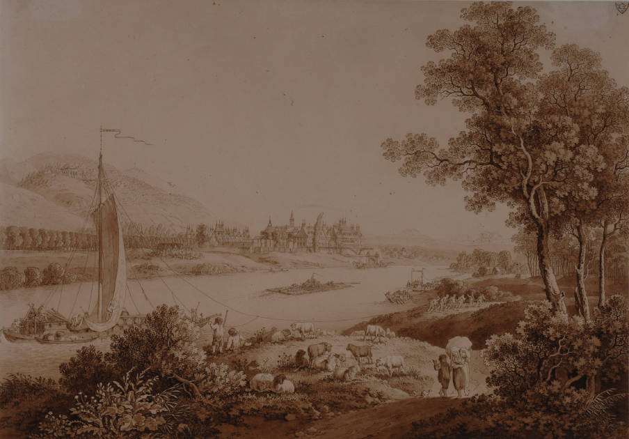 Adrian Zingg, Schloss Pillnitz, ca. 1790 (Museum Folkwang, Essen)