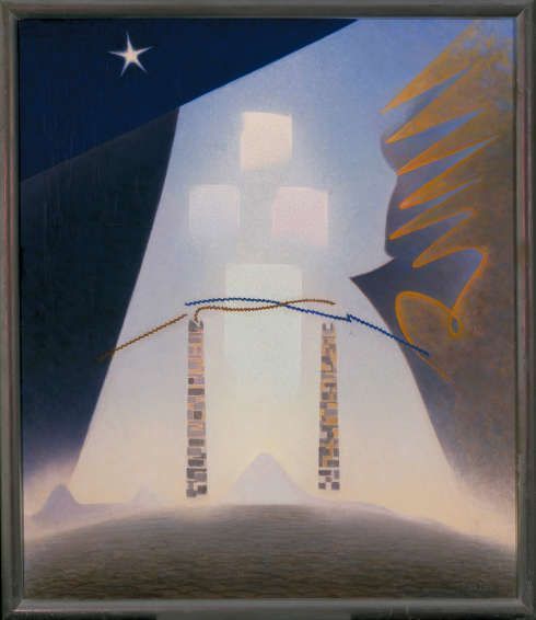 Agnes Pelton, Future, 1941, Öl/Lw (Collection of Palm Springs Art Museum, 75th Anniversary gift of Gerald E. Buck in memory of Bente Buck, Best Friend and Life Companion)