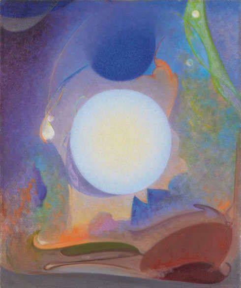 Agnes Pelton, Interval, 1950, Öl/Lw, 24 x 20 in. (Collection of Lynda and Stewart Resnick)