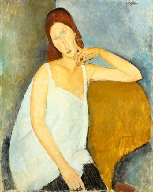 Amedeo Modigliani, Jeanne Hébuterne, 1919, Öl/Lw, 91,4 x 73 cm (The Metropolitan Museum of Art, New York)