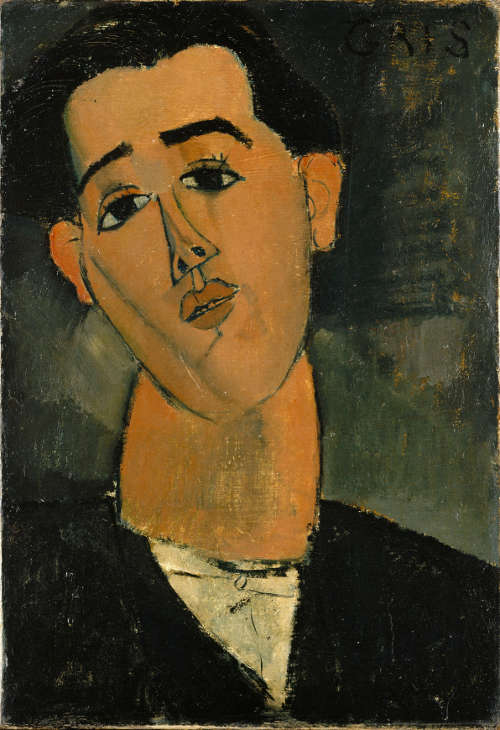 Amedeo Modigliani, Juan Gris, 1915. Öl/Lw, 54,9 x 38,1 cm (The Metropolitan Museum of Art, New York)