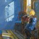 Anna Ancher, Sonnenlicht im blauen Raum, Detail, 1891 (Kunstmuseen von Skagen)