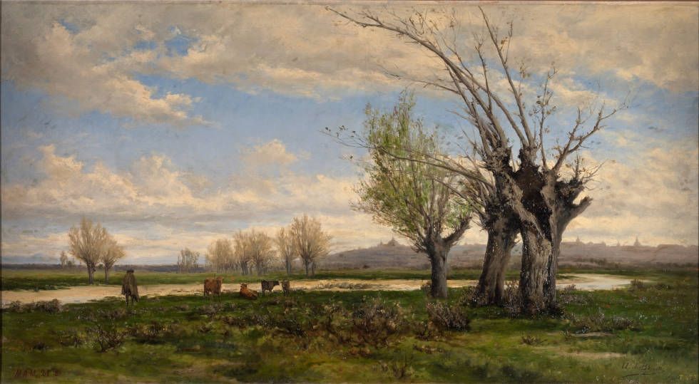 Aureliano de Beruete, Orillas del Manzanares, 1877-1878, 81 x 148 cm (Prado)