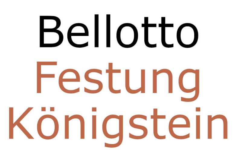 Bellotto, Festung Königstein