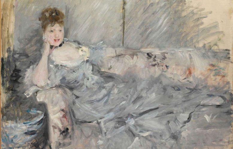 Impressionismus Berthe Morisot Die Wiege 1872 Baby  Leinwand 35 Gerahmt