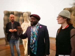 Bonaventure Soh Bejeng Ndikung, Pauline Doutreluingne, Foto: Alexandra Matzner, ARTinWORDS.