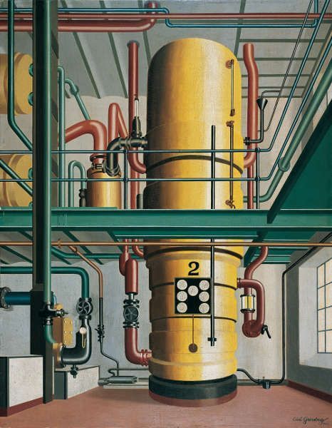 Carl Grossberg, Der gelbe Kessel, 1933 (Von der Heydt-Museum Wuppertal)