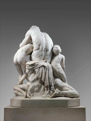 Jean-Baptiste Carpeaux, Ugolino und seine Söhne, Rückansicht, 1860 (The Metropolitan Museum, New York)