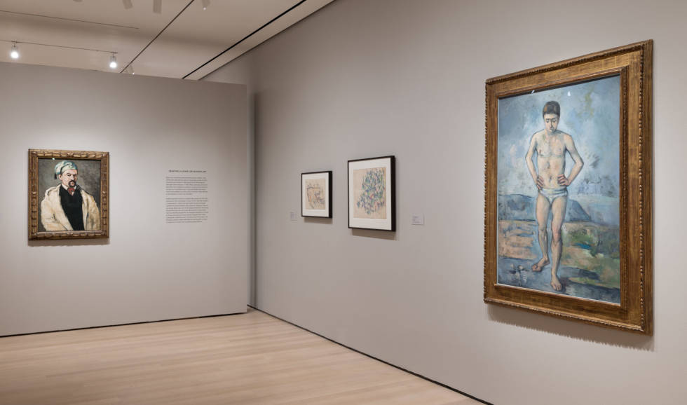 Paul Cézanne, Installationsansicht von Lillie P. Bliss and the Birth of the Modern, zu sehen im Museum of Modern Art, New York vom 17. November 2024 bis 29. März 2025. Foto: Emile Askey.