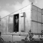 Charlotte Perriand im Refuge Bivouac, 1937, © Archives Charlotte Perriand.