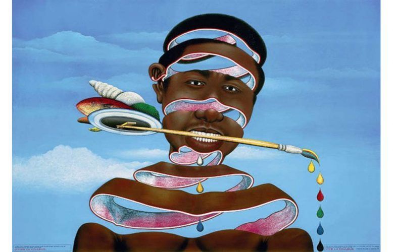 Chéri Samba, J’aime la coleur, 2003 (The Jean Pigozzi Collection of African Art, Genf)