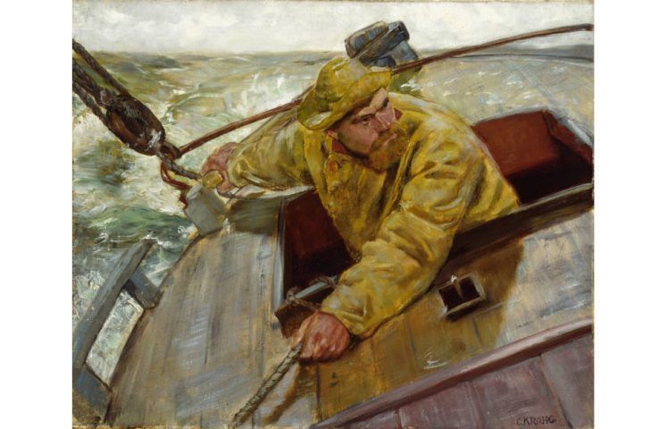 Christian Krohg, Bereit zum Wenden!, 1882 (Oslo, National Museum © Photo: Nasjonalmuseet for kunst, arkitektur og design/ Jaques Lathion)