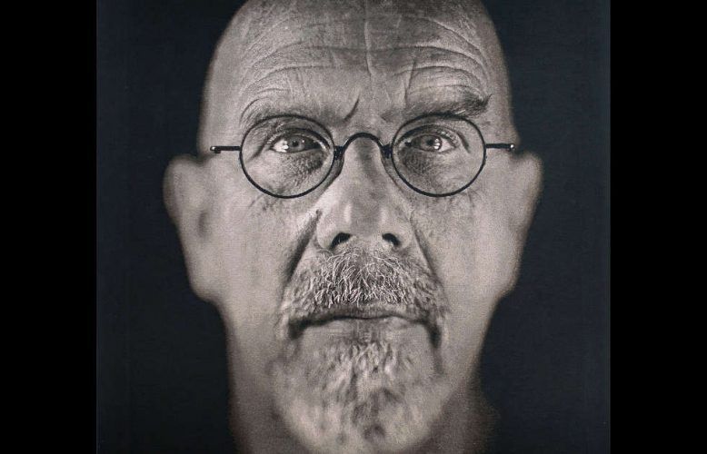 Chuck Close, Self-Portrait, Detail, 2009 (Albertina, Wien)