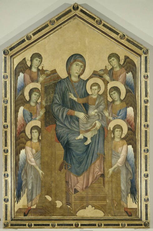 Cimabue, Maestà, 1275/1300 (Musée du Louvre, Paris, Abteilung für Malerei, INV 254; MR 159)