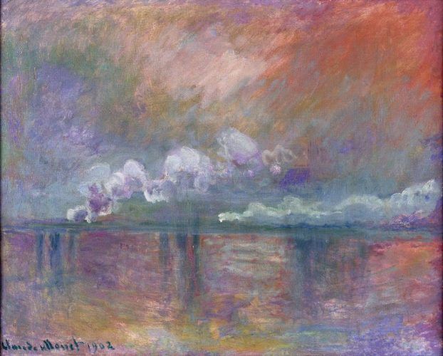 Claude Monet, Charing Cross Bridge, Dampfschwaden im Nebel, Impression, 1902 (© Musée Marmottan Monet, Paris - The Bridgeman Art Library)