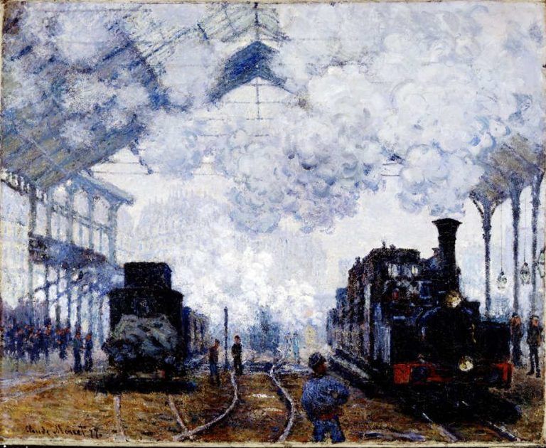 Claude Der Bahnhof StLazare, Fogg Museum Kunst, Künstler