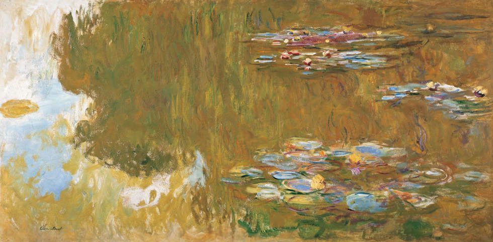 Claude Monet, Der Seerosenteich, 1917–1919 (© Albertina, Wien. Sammlung Batliner)