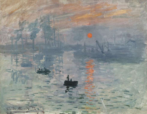 Claude Monet, Impression, Sonnenaufgang, 1872 (Musée Marmottan Monet, Paris)