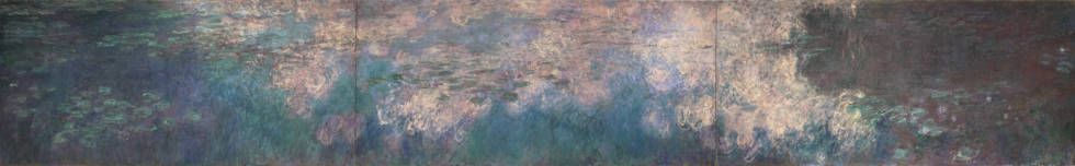 Claude Monet, Seerosen, 1914–1926, Öl-Leinwand, 200 x 1276 cm (MoMA, New York)