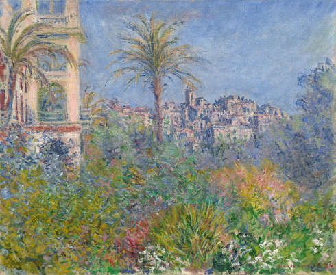 Claude Monet, Villen in Bordighera, 1884, Öl/Lw (Privatsammlung)