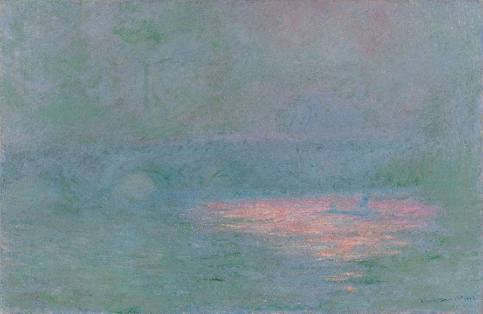 Claude Monet, Waterloo Bridge, 1902, Öl/Lw, 65 x 100 cm (Kunsthaus Zürich, Geschenk Walter Haefner, 1995)