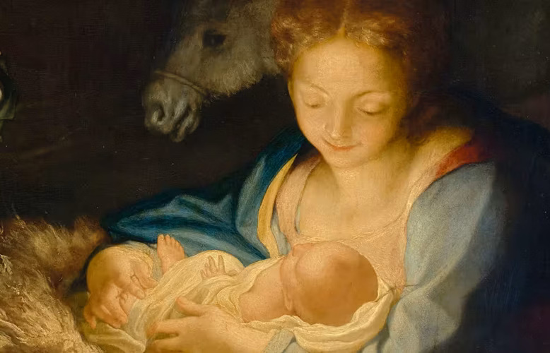 Correggio, Die Heilige Nacht, Detail, um 1528/30 (© Gemäldegalerie Alte Meister, SKD, Foto: Elke Estel, Hans-Peter Klut)