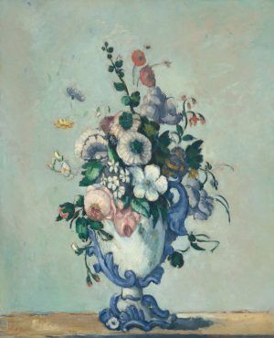 Paul Cézanne, Blumen in einer Rokoko Vase, um 1876, Öl auf Leinwand, 73 x 59.8 cm (National Gallery of Art, Washington, Chester Dale Collection, Inv.-Nr. 1963.10.105)