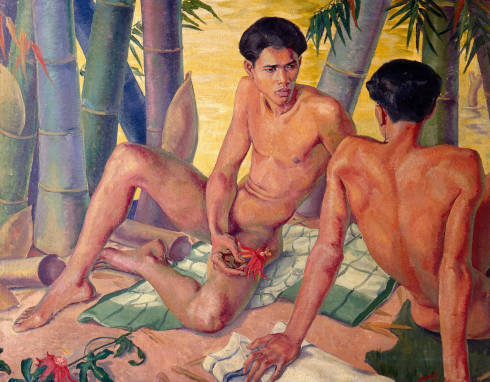 David Paynter, Nachmittag, 1935, Öl auf Leinwand, 99 x 122 cm (Brighton & Hove Museums)