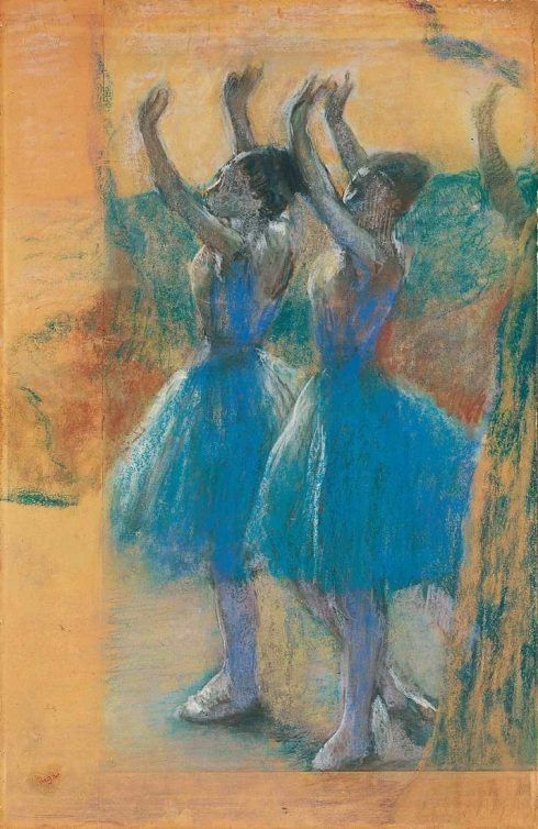 Edgar Degas, Zwei Tänzerinnen, um 1900, Pastell auf Papier, 79 x 51 cm (Von der Heydt-Museum Wuppertal Foto: Medienzentrum/Antje Zeis-Loi)