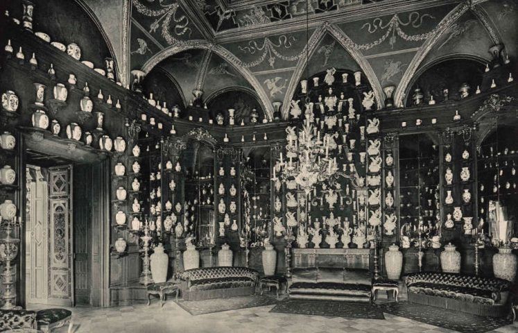 Dresden, Residenzschloss, Turmzimmer, 1896