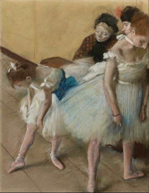 Edgar Degas, Examen de danse [Tanzprüfung], um 1880, Pastell und Kohle auf Papier, 63.4 x 48.2 cm (Denver Art Museum, Anonymus gift)