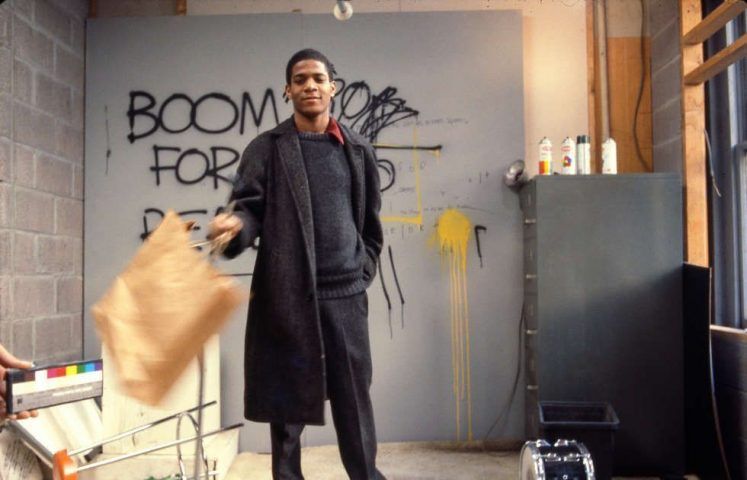 Edo Bertoglio, Jean-Michel Basquiat am Set von Downtown 81, 1980/81, © New York Beat Film LLC, By permission of The Estate of Jean-Michel Basquiat, Licensed by Artestar, New York, Photo: Edo Bertogli