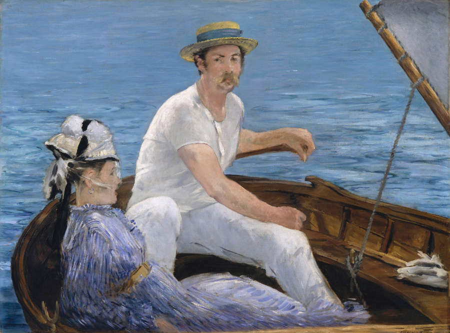Edouard Manet, Bootfahren, 1874–1875 (The Metropolitan Museum of Art, New York, H. O. Havemeyer Collection, Bequest of Mrs. H. O. Havemeyer)