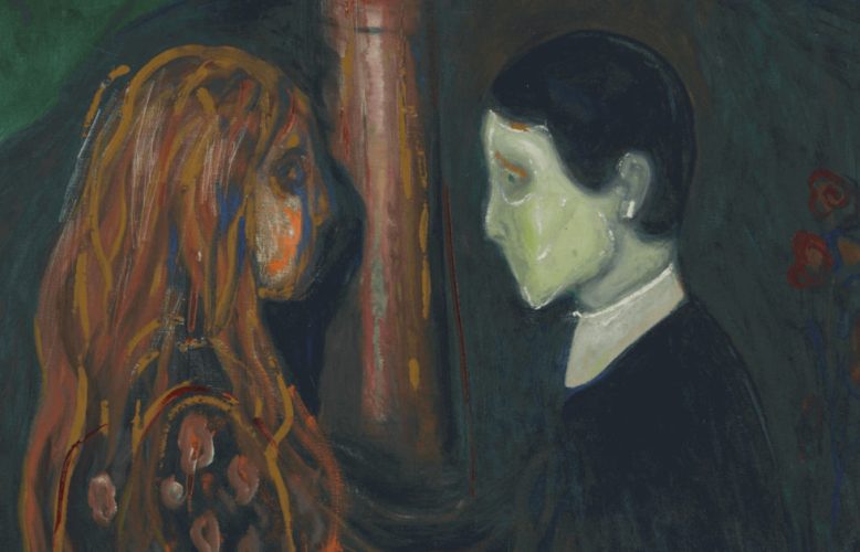 Edvard Munch, Auge in Auge, Detail, 1899–1900, Öl auf Leinwand, 136 × 110 cm (Foto: courtesy Munch Museum, Oslo)