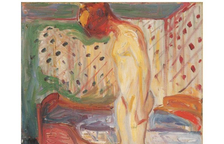Edvard Munch, Das weinende Mädchen, Detail, 1909 (LWL-Museum für Kunst und Kultur, Münster © LWL/Neander)