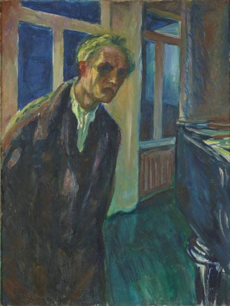 Edvard Munch, Der Nachtwandler, 1923–1924, Öl auf Leinwand (Munchmuseet, Foto: Munchmuseet/Ove Kvavik)