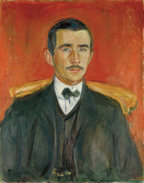 Edvard Munch, Herbert Esche, 1905, Öl auf Leinwand (Kunsthaus Zürich, Leihgabe der Herbert Eugen Esche-Stiftung, 1997, Foto: Kunsthaus Zürich/Peter Schälchli)