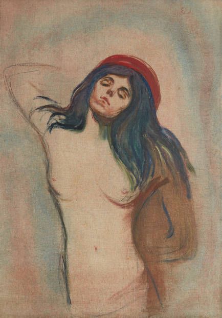 Edvard Munch, Madonna, 1895–1896, Öl auf Leinwand (Collection of Catherine Woodard and Nelson Blitz, Jr., Foto: Bonnie H. Morrison)