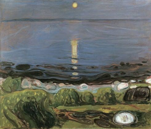 Edvard Munch, Sommernacht am Strand, 1901/02 (Privatsammlung)