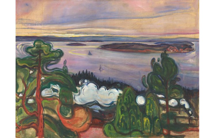 Edvard Munch, Zugrauch, 1900, Öl auf Leinwand, 84,5 x 109 cm (Munchmuseet, Oslo, Foto: Munchmuseet / Halvor Bjørngård)