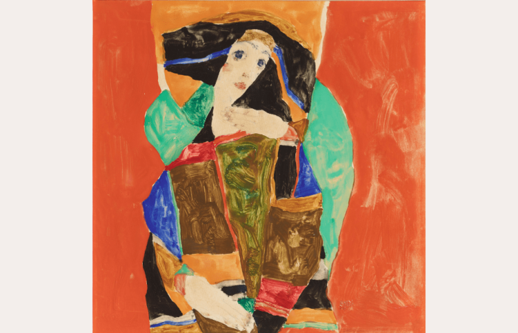 Egon Schiele, Bildnis Wally Neuzil, 1912 (Heidi Horten Collection, Wien)