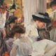 Elizabeth Sparhawk-Jones, The Shoe Shop, Detail, um 1911, Öl auf Leinwand, 99,1 x 79,4 cm (The Art Institute of Chicago)
