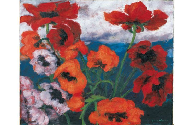 Emil Nolde, Großer Mohn (rot, rot, rot), 1942 ((c) Nolde Stiftung Seebüll)