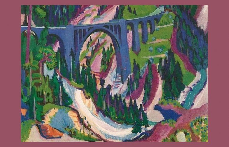 Ernst Ludwig Kirchner, Die Brücke bei Wiesn, 1926