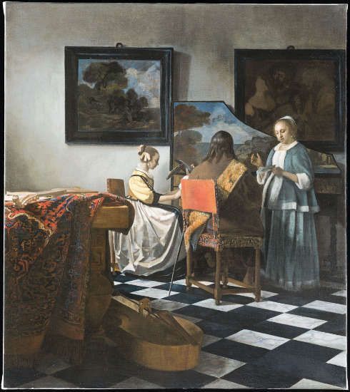 Factum Arte, Rekonstruktion von Jan Vermeer, Das Konzert © Factum Arte