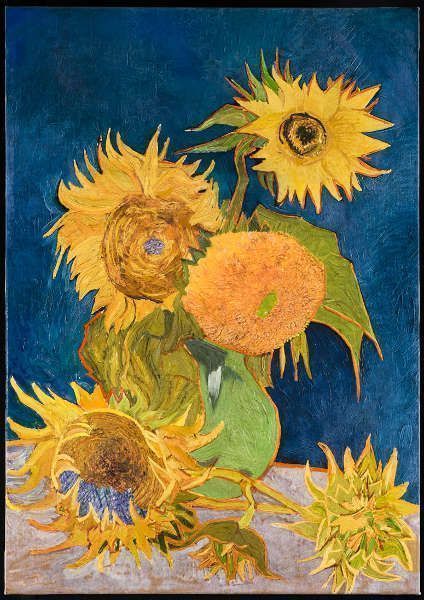 Factum Arte, Rekonstruktion von Vincent van Gogh, Sonnenblumen © Factum Arte